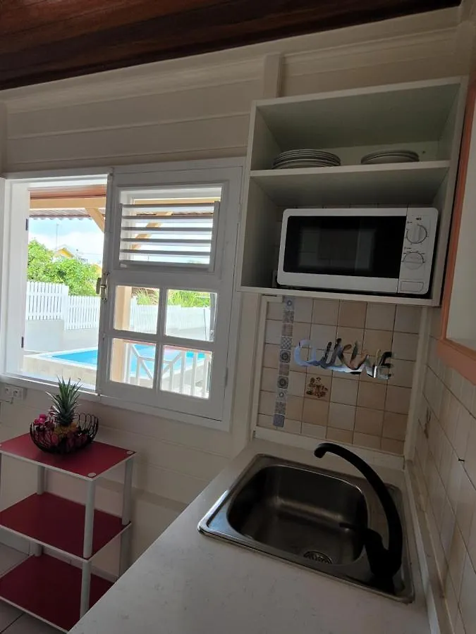 La Maison Du Pecheur 97280 Vous Propose 2 Bungalow, 2 Piscine Prive Avec Jaccuzi Integres, A 5 Min De La Plage Et 2 Min Du Port De Peche Le Vauclin Semesterbostad